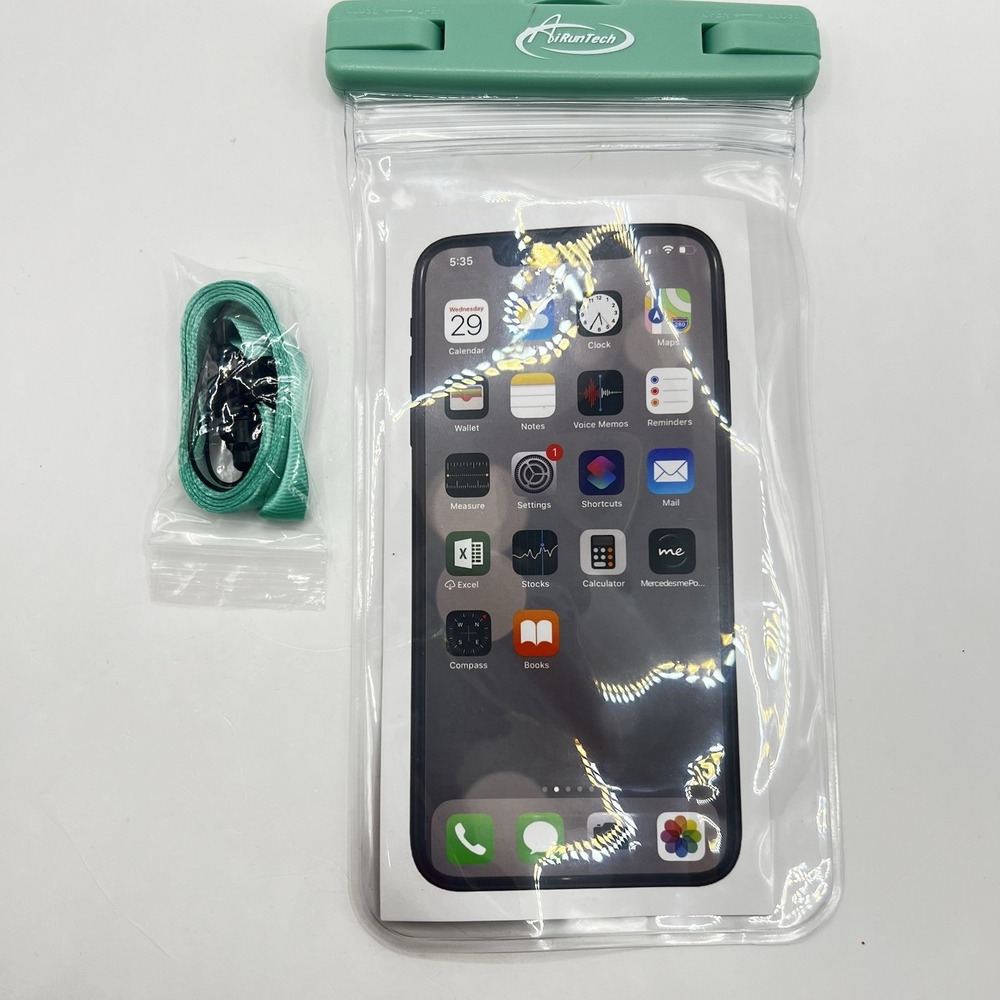 Waterproof Floating Phone Pouch Protector Case Pool Beach Pink Lanyard 8.5"